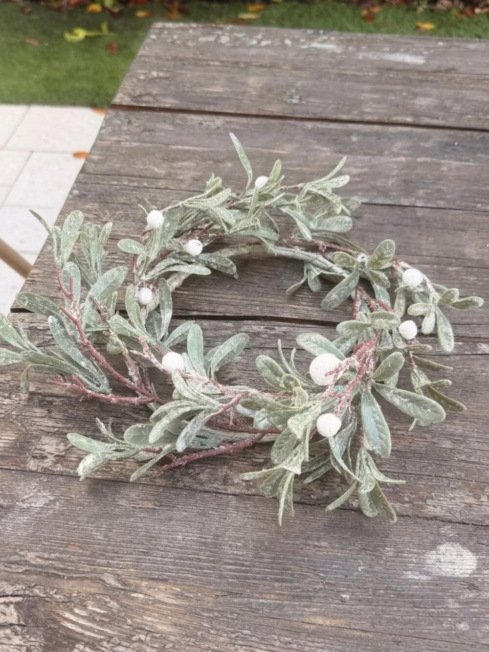 Eden Mini Candle Ring Wreath 6